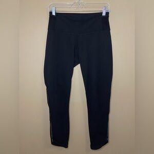 Lululemon Hot Like Agni Pant Leggings Black Mesh